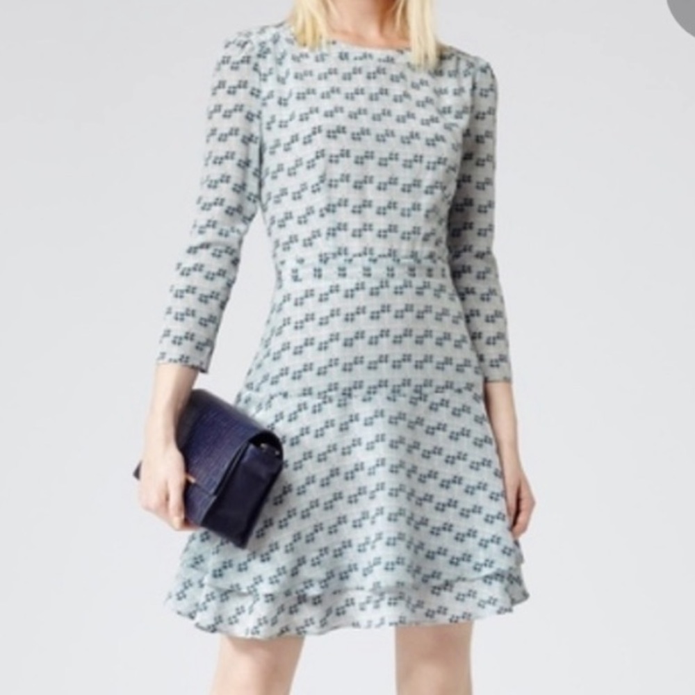 Reiss Giselle Blue Dress - UK6/US2 - NWT